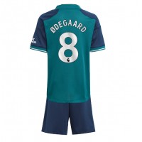 Otroški Nogometni dresi Arsenal Martin Odegaard #8 Tretji 2023-24 Kratek Rokav (+ Kratke hlače)